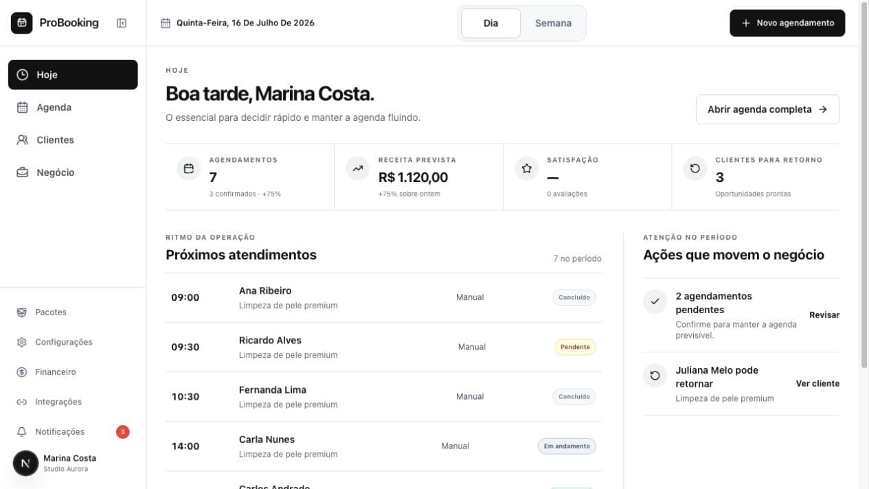 Visão Hoje do Studio Aurora